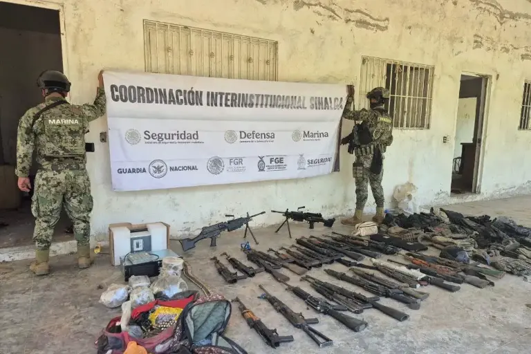 Gastélum Padilla explicó que esa información se comparte mediante eTrance, herramienta que permite dar seguimiento al historial disponible de las armas y establecer de dónde provienen.