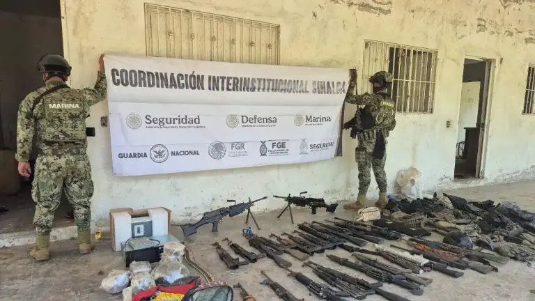Gastélum Padilla explicó que esa información se comparte mediante eTrance, herramienta que permite dar seguimiento al historial disponible de las armas y establecer de dónde provienen.