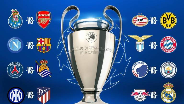 Los cruces para los octavos de final de la UEFA Champions League quedaron listos.