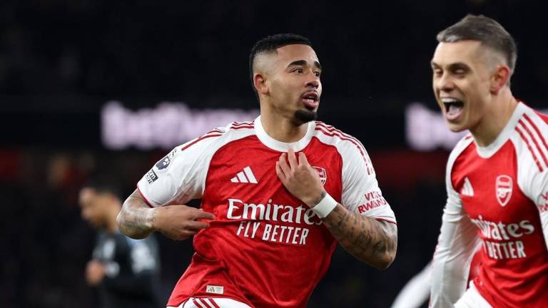 Gabriel Jesús cerró la cuenta goleadora para el Arsenal.