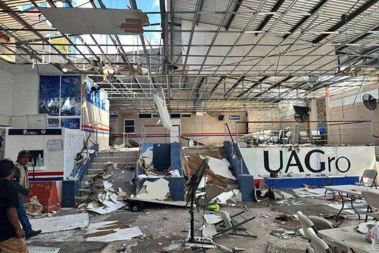 Cuantifican en 300 millones de pesos los daños en patrimonio de la UAGro por Otis