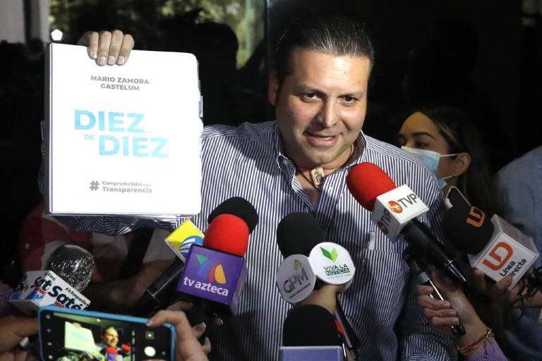 Publica Mario Zamora su #10de10: ‘Estaba esperando el certificado del notario’