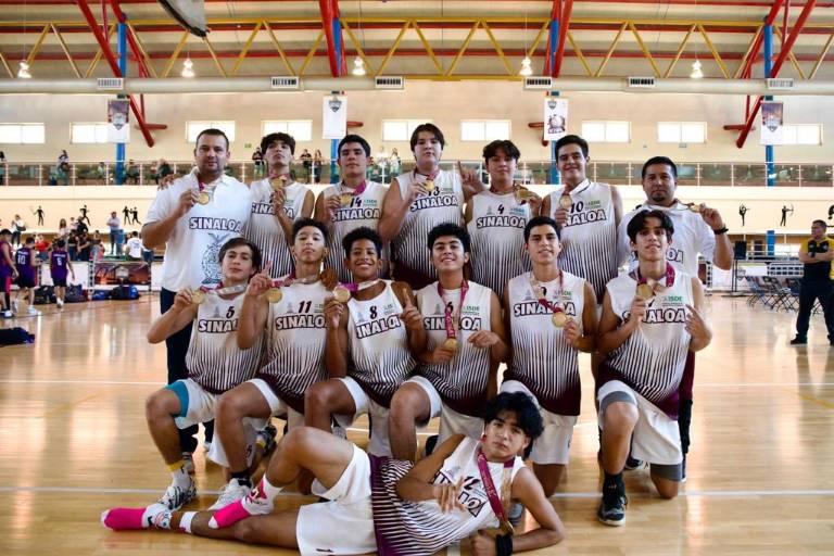 Sinaloa se cuelga oro y plata en basquetbol de los Juegos Nacionales Conade
