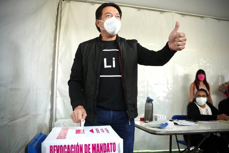 INE es ‘tramposo’, dice Mario Delgado; hay mucha participación, afirma Sheinbaum