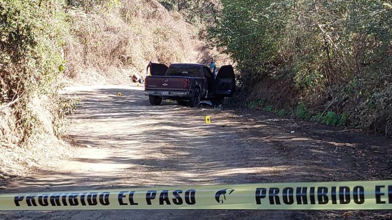 Camino al norte de Mazatlán donde un hombre fue asesinado a balazos.