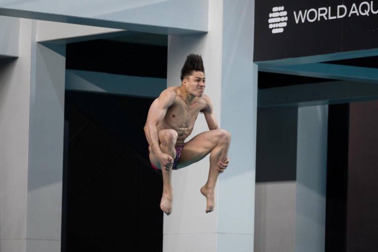 Osmar Olvera queda fuera de la final de trampolín de tres metros en la Copa del Mundo de Clavados