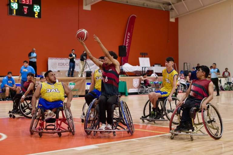 Impone condiciones Sinaloa en el arranque del basquetbol sobre silla de ruedas de los Paranacionales Conade 2024