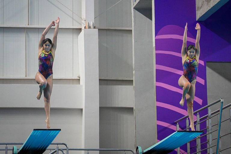 Oro sincronizado para México: Mia y Lía Cueva brillan en Asunción 2025