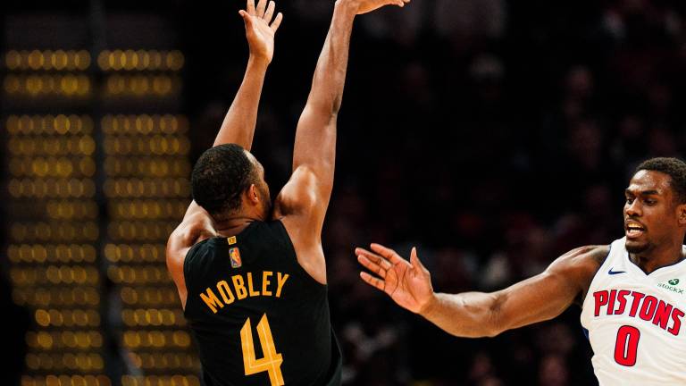 Evan Mobley estuvo muy participativo en el aspecto ofensivo por parte de los Cavs.