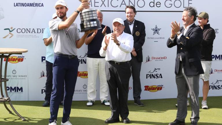 El título del Abierto Mexicano de golf es para Álvaro Ortiz