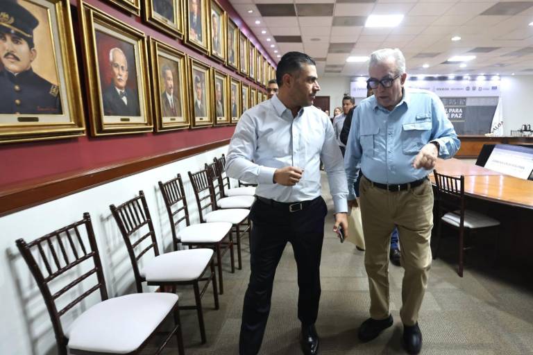 Sostienen reunión autoridades de Sinaloa con García Harfuch para analizar avances en construcción de paz