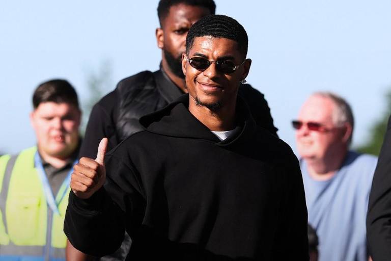 Marcus Rashford ya está en Barcelona