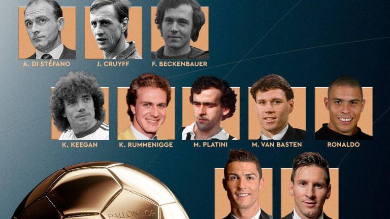 Messi y CR7, nominados al BOAT (Balón de Oro de todos los tiempos)