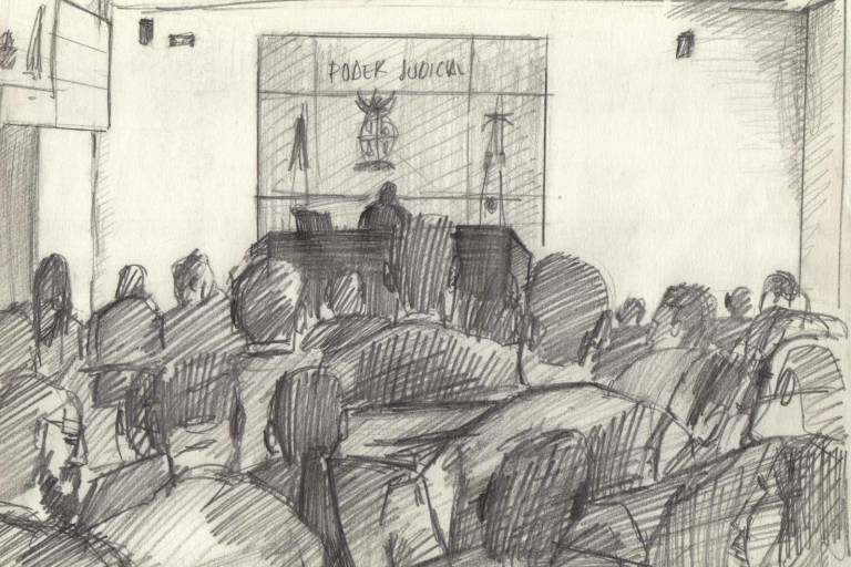 Roba atención la falta de carpetas en audiencia de Madueña y Guerra Liera