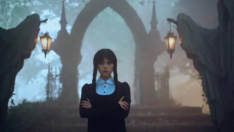 Jenna Ortega en el papel de la icónica hija de los Addams.