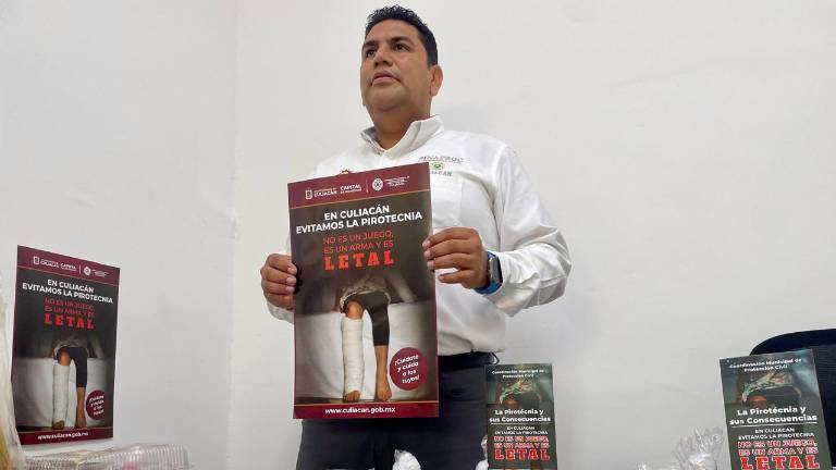 En Culiacán, Protección Civil asegura 5 kilos de pirotecnia en dos tiendas.