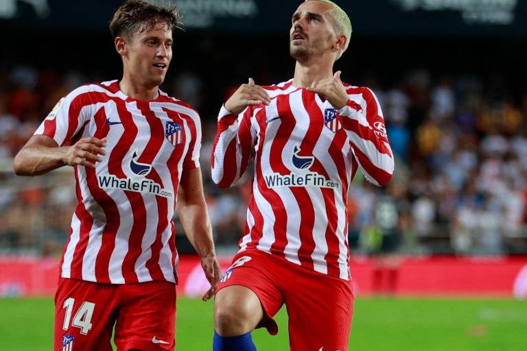 Sufrido triunfo del Atlético de Madrid en Mestalla ante el Valencia
