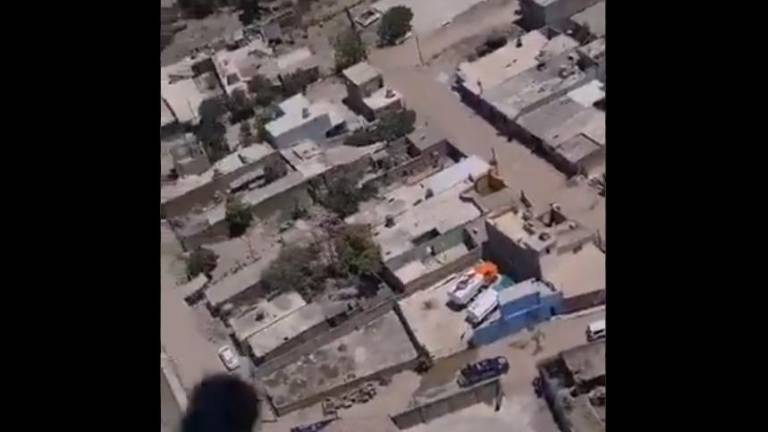 La Policía Estatal Preventiva se apoya en aeronaves para realizar recorridos de vigilancia por la zona sur de Sinaloa.