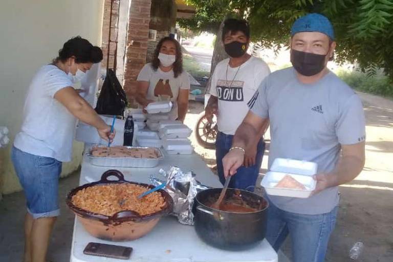 De nueva cuenta Centro de Acopio de Agua Verde lleva alimentos a familiares de pacientes de Covid-19 en Mazatlán