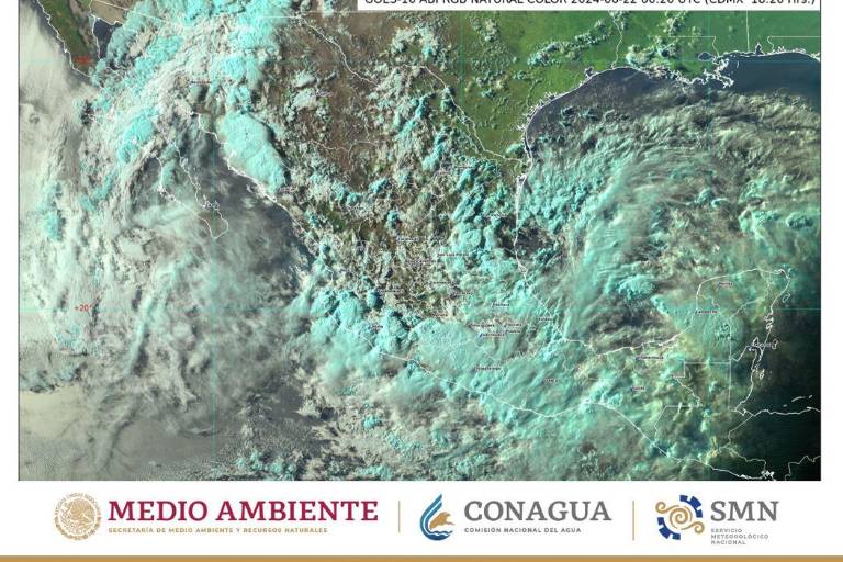 Emiten alerta por nueva baja presión en el Golfo de México
