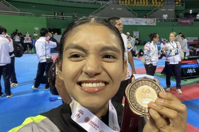 Joselyn García se viste de bronce en karate, dentro de la Olimpiada Nacional 2025