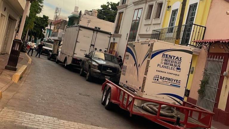 Vialidades del Centro Histórico de Mazatlán permanecerán cerradas temporalmente por los trabajos para instalar el escenario de “México Canta”.