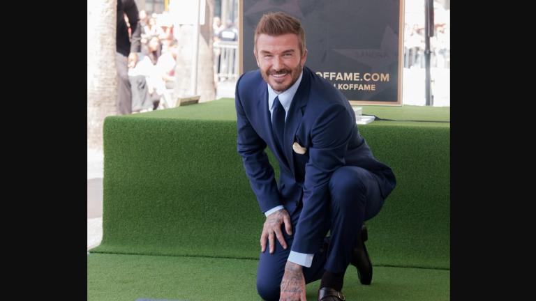 David Beckham queda inmortalizado en el Paseo de la Fama.
