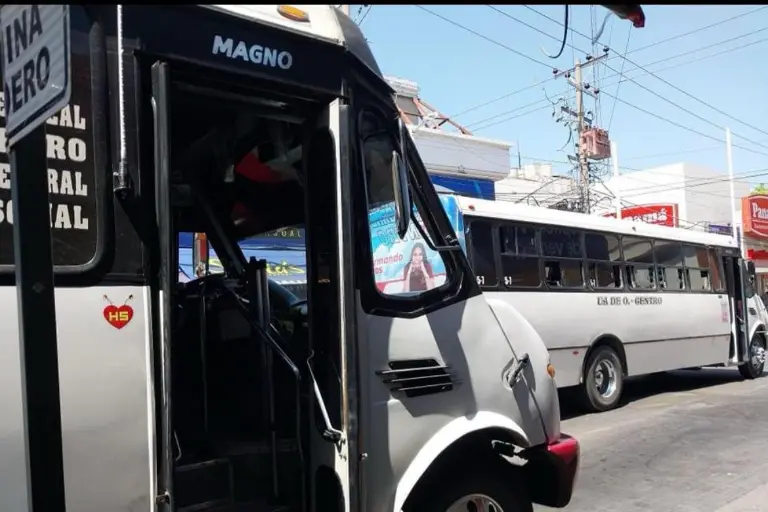 Transportistas de Culiacán condicionan ampliación de horarios nocturnos a que comercios del Centro extiendan su operación
