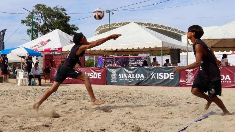 La primera es de plata para Mazatlán, en estatal de voleibol de playa