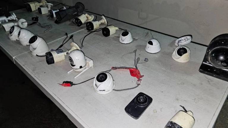 En total, en esta fecha se retiraron 26 cámaras de videovigilancia.