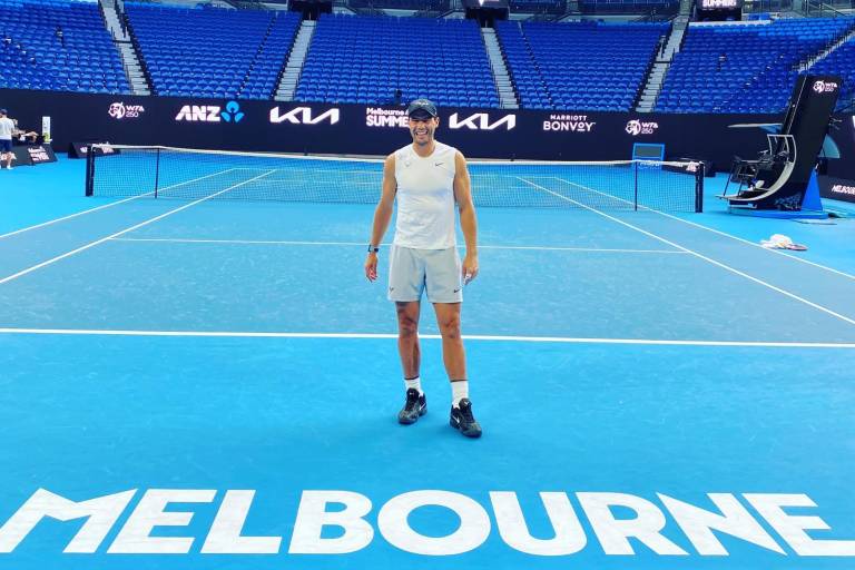 Duro camino de Nadal en el Abierto de Australia