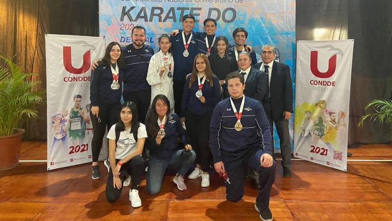 Águilas UAS conquistan 11 medallas en Nacional de Karate Universitario