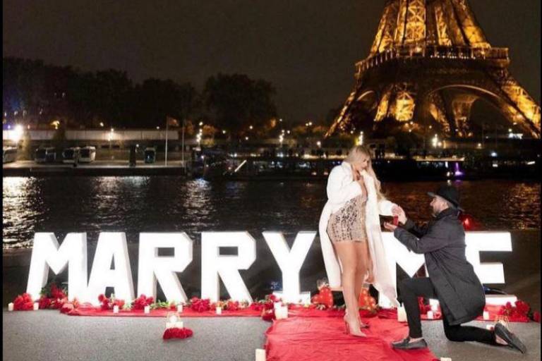 Entrega Vicente Fernández Jr. anillo de compromiso a su novia Mariana