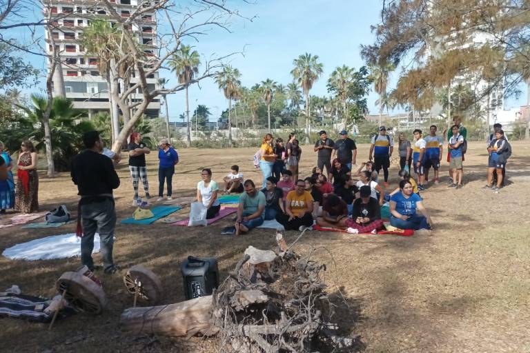 Reflexión, ofrenda y música para celebrar a la Madre Tierra en Mazatlán