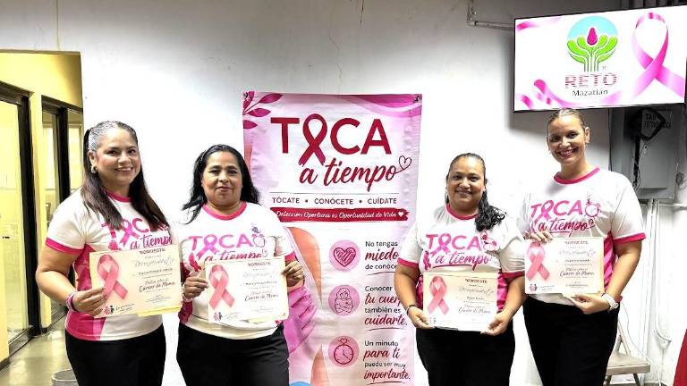 La Asociación Retos Mazatlán ofrece una charla preventiva sobre el cáncer de mama en las instalaciones de Noroeste.