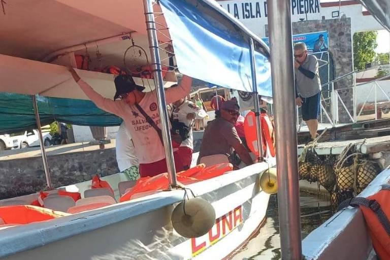 Adulto mayor se ahoga en playa de la Isla de la Piedra en Mazatlán