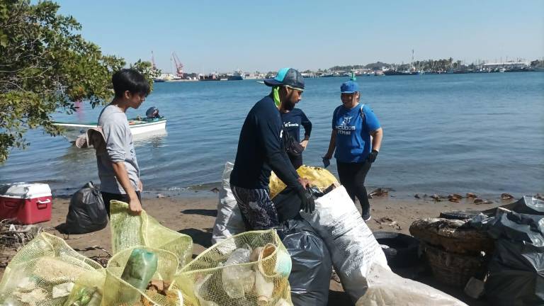 La jornada duró tres horas, recorriendo un área junto al mar de aproximadamente medio kilómetro.