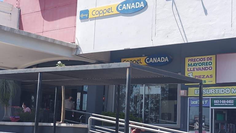 Una de las sucursales atracadas.