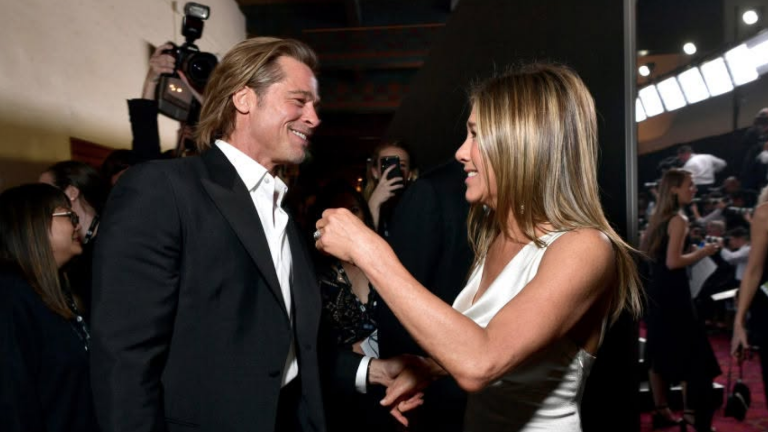 Brad Pitt y Jennifer Aniston.