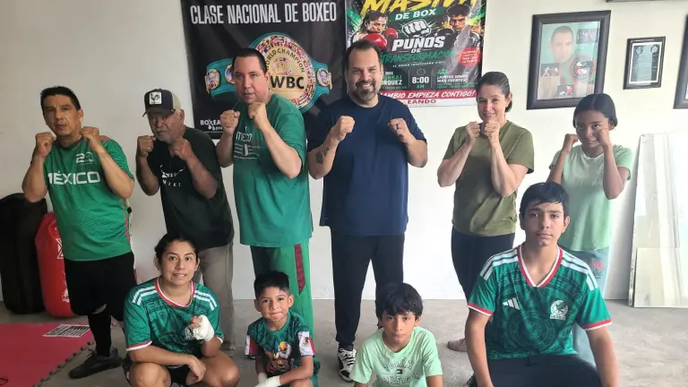 El gimnasio Koshin Kai Bojórquez fue uno de los escenarios donde tuvo lugar la clase Boxeando por la Paz.
