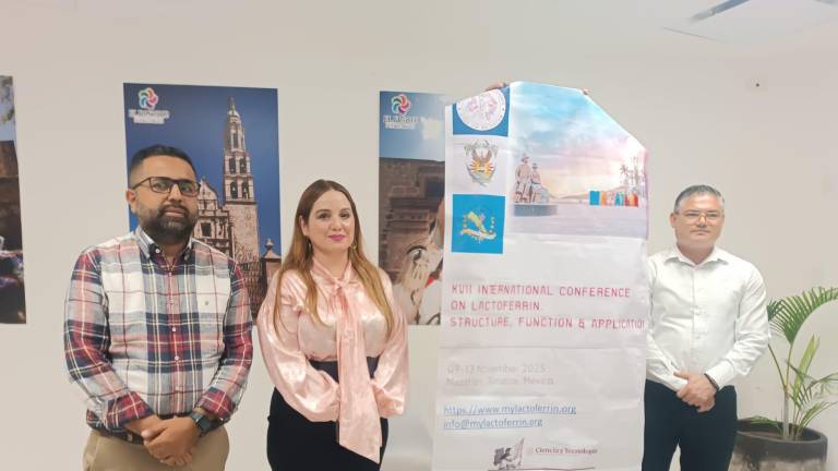 Mazatlán será sede de la Conferencia Internacional sobre Estructura, Funciones y Aplicaciones de Lactoferina en su edición 17.