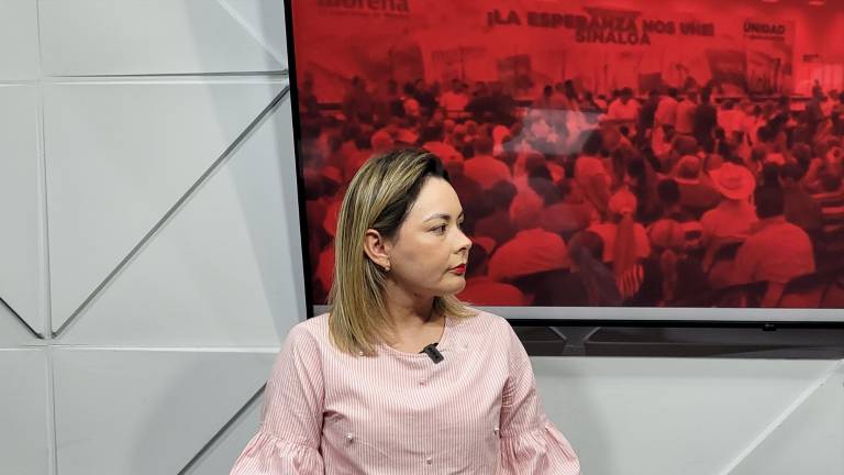 Yeraldine Bonilla Valverde, presidente de la Mesa Directiva del Congreso de Sinaloa.