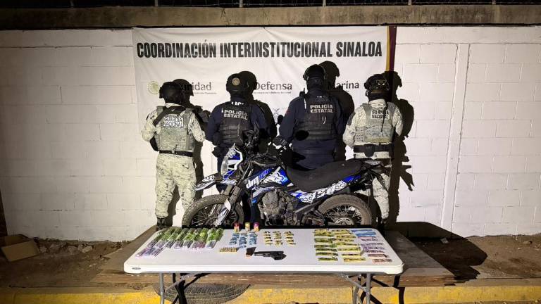 Los objetos asegurados por la Policía Estatal y la Guardia Nacional quedaron bajo resguardo oficial.