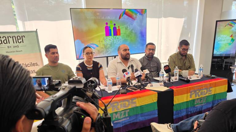 Anuncian las actividades para el Mes del Orgullo en Mazatlán.