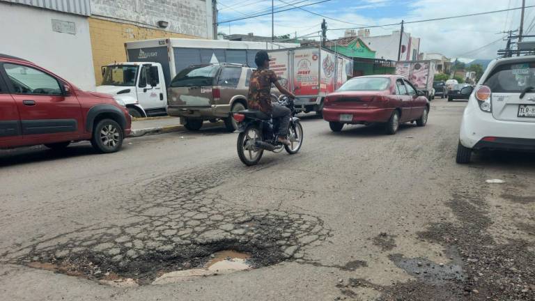 Bache en la Calle Francisco Pérez.