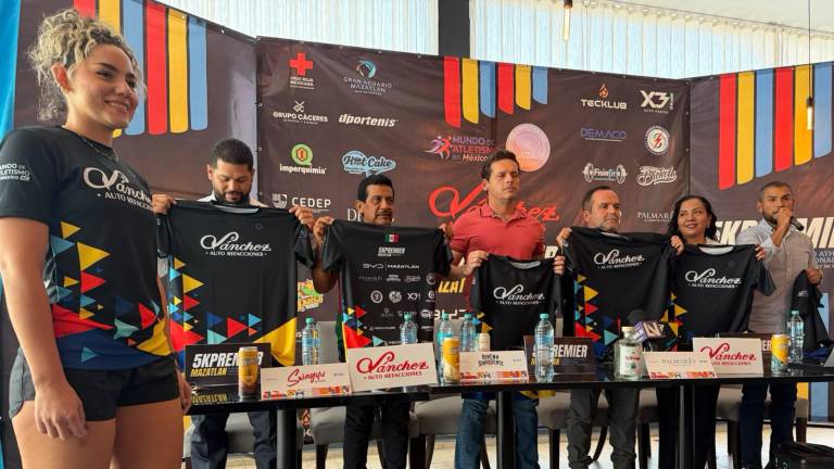 La 5K Premier Mazatlán 2026 fue presentada en conferencia de prensa.