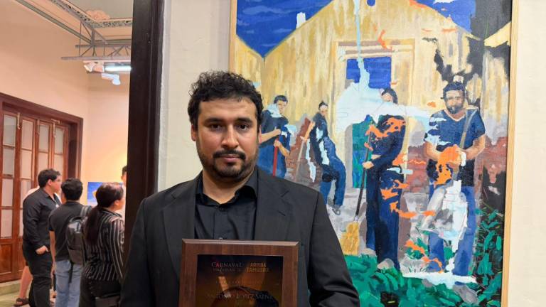 El Primer Lugar fue para Manuel de Jesús Soto Miranda (Los Mochis), con la obra titulada “2+2=5, nosotros limpiando, Machiria 2025”.