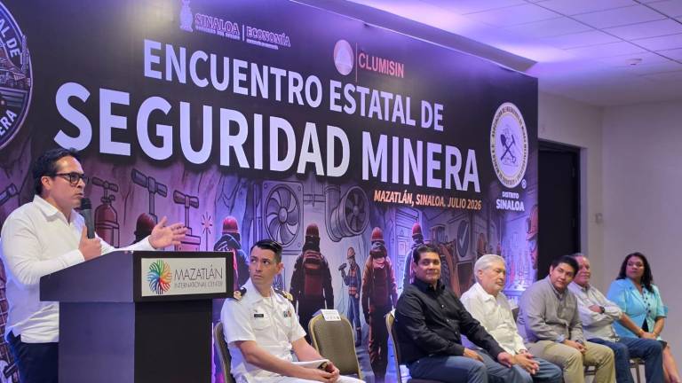 Encuentro Estatal de Seguridad Minera celebrado en Mazatlán.