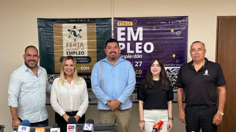 Autoridades y organizadores invitaron al “Empleotón 2025”, una feria que busca fortalecer el empleo en Mazatlán.