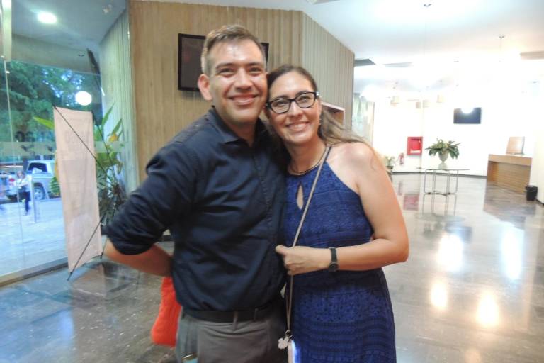 Rien sin parar con Jesús Ochoa y Sergio Galindo, en la obra ‘Fruncidos’